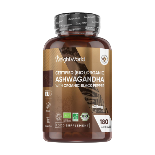 BIO Ashwagandha s čiernym korením 600 mg, 180 kapsúl