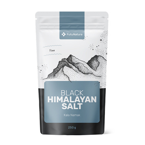 Himalayan Black Salt – Finely Ground, Edible Rock Salt, Non-Iodised, 250 g