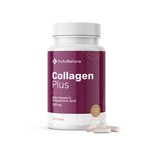 Collagen + Vitamin C + Hyaluronic Acid, 120 tablets