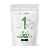 Empty Capsules 1 - Vegan, 1000 capsules