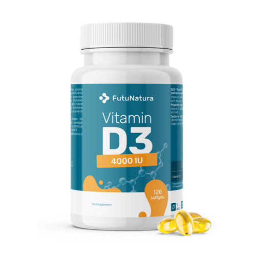 Vitamin D3 4000 IU, 120 softgels