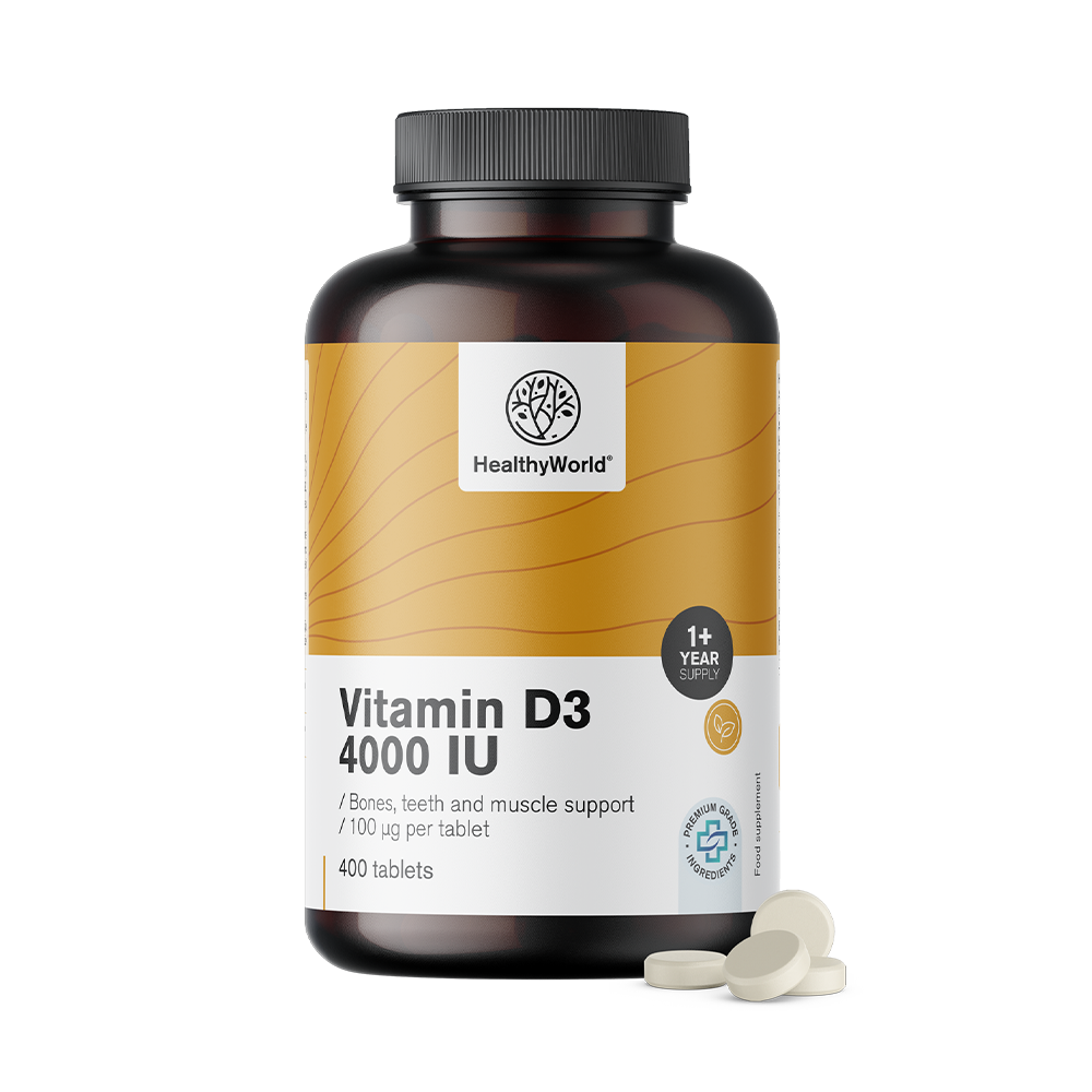 Vitamin D3 4000 IU in XL Packaging