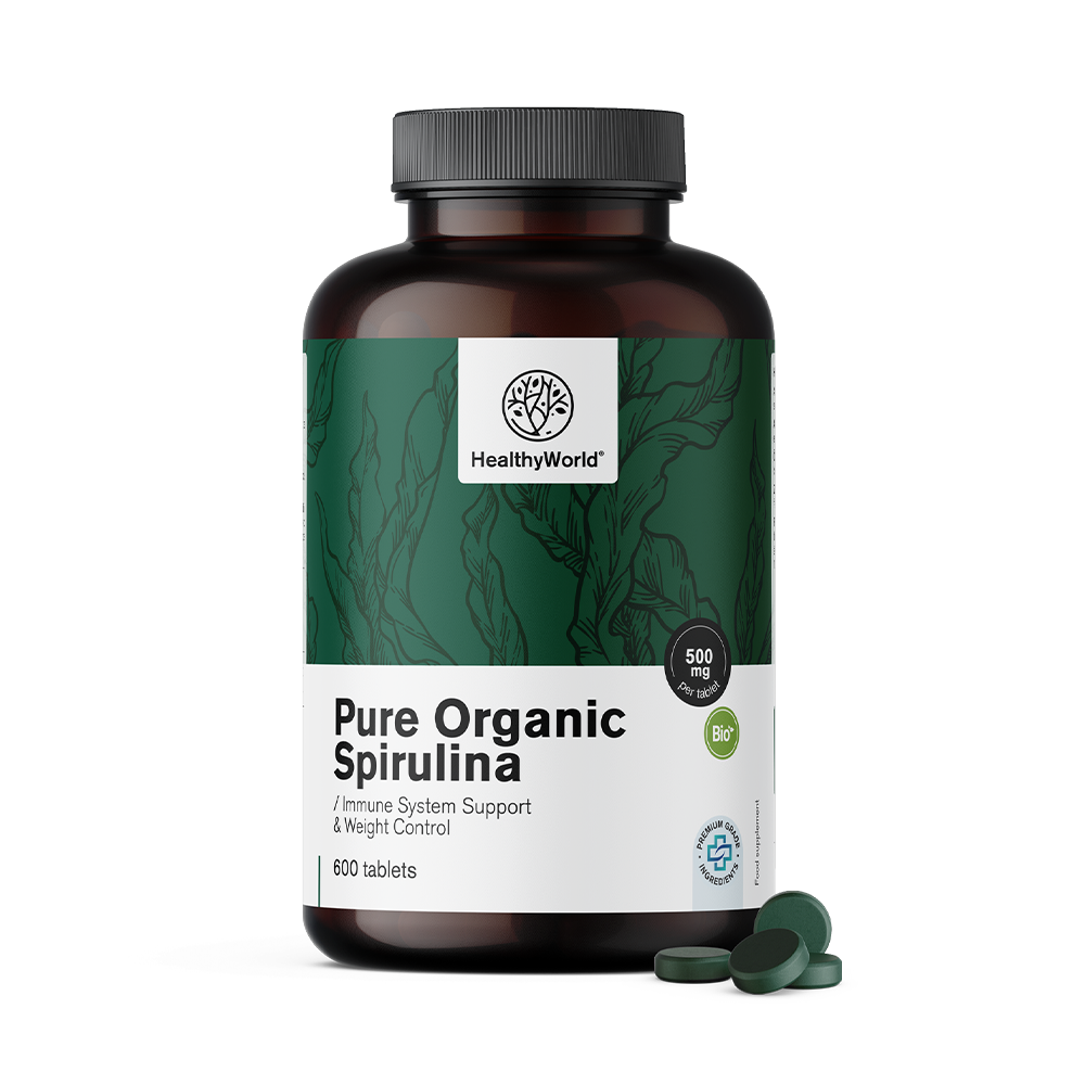 Organic Spirulina 500 mg Tablets