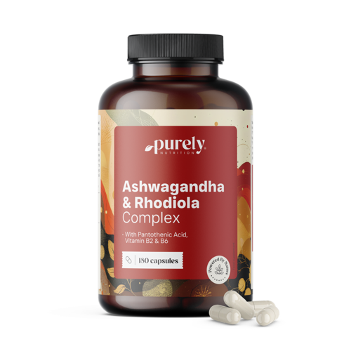 Ashwagandha and Rhodiola – Blend for Physical and Mental Performance, 180 capsules