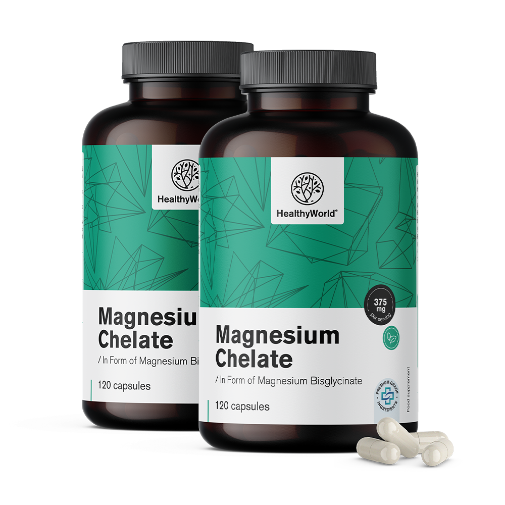Chelát hořčíku 375 mg.