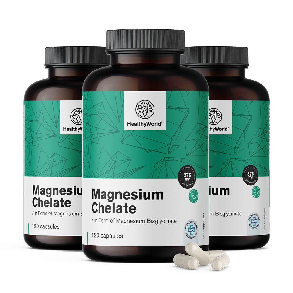 Chelát hořčíku 375 mg.