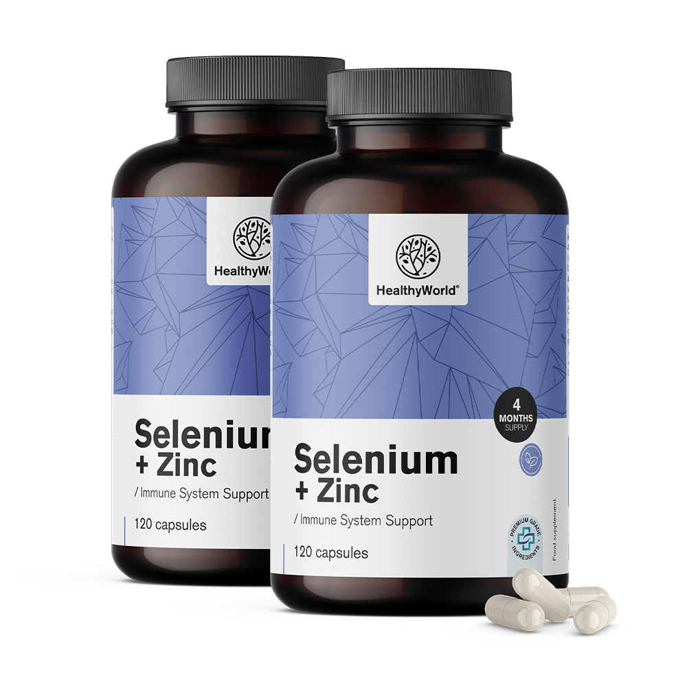Selen + zinek.