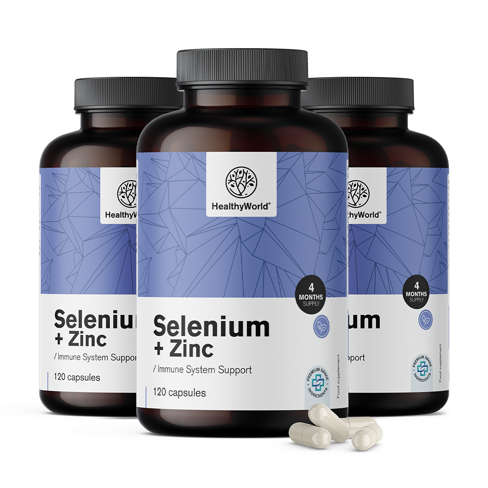 Selen + zinek.