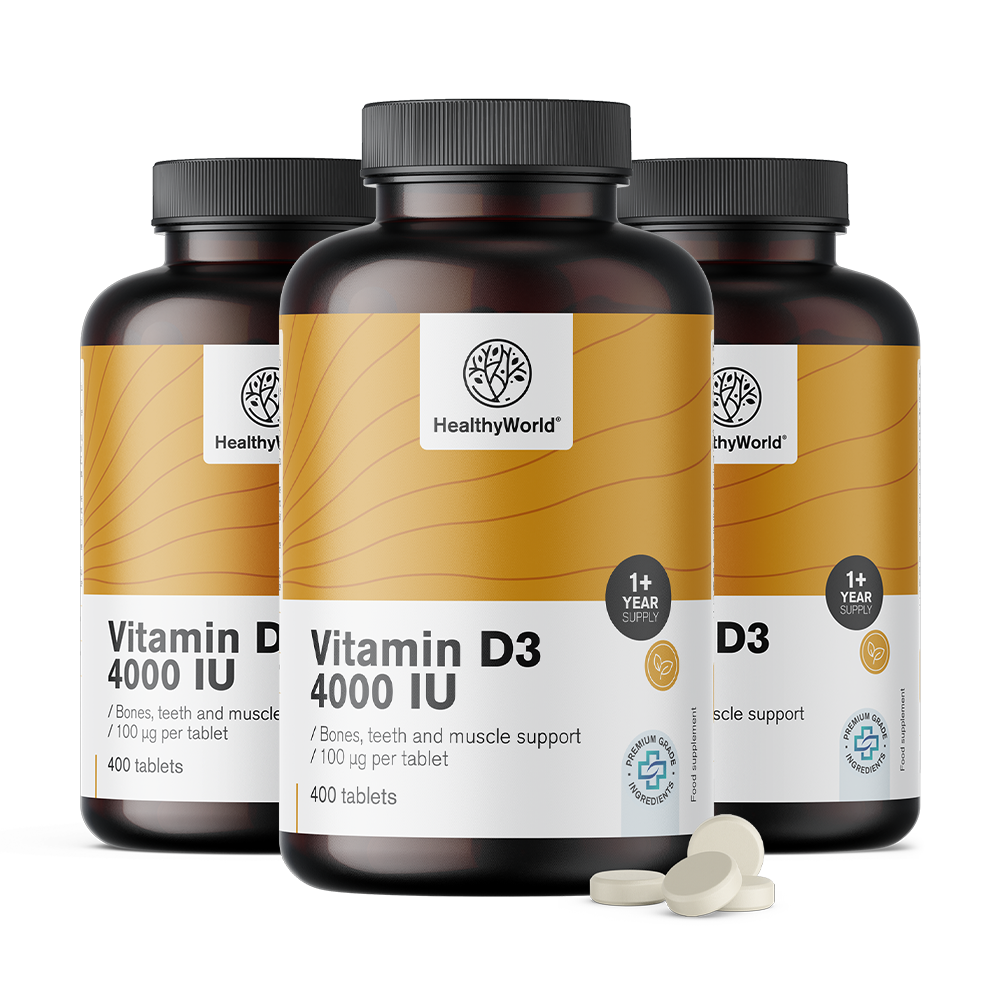 Vitamina D3 4000 es decir en presentación XL