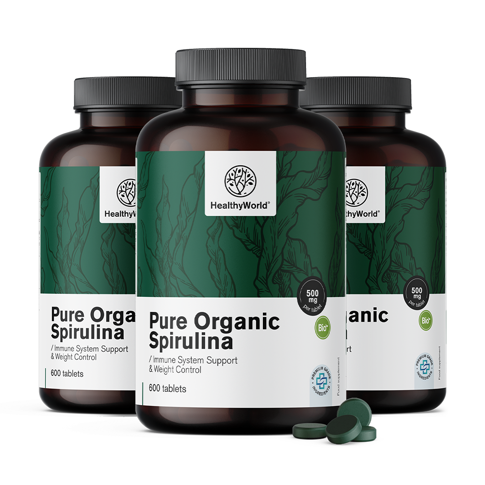 BIO Espirulina 500 mg en tabletas