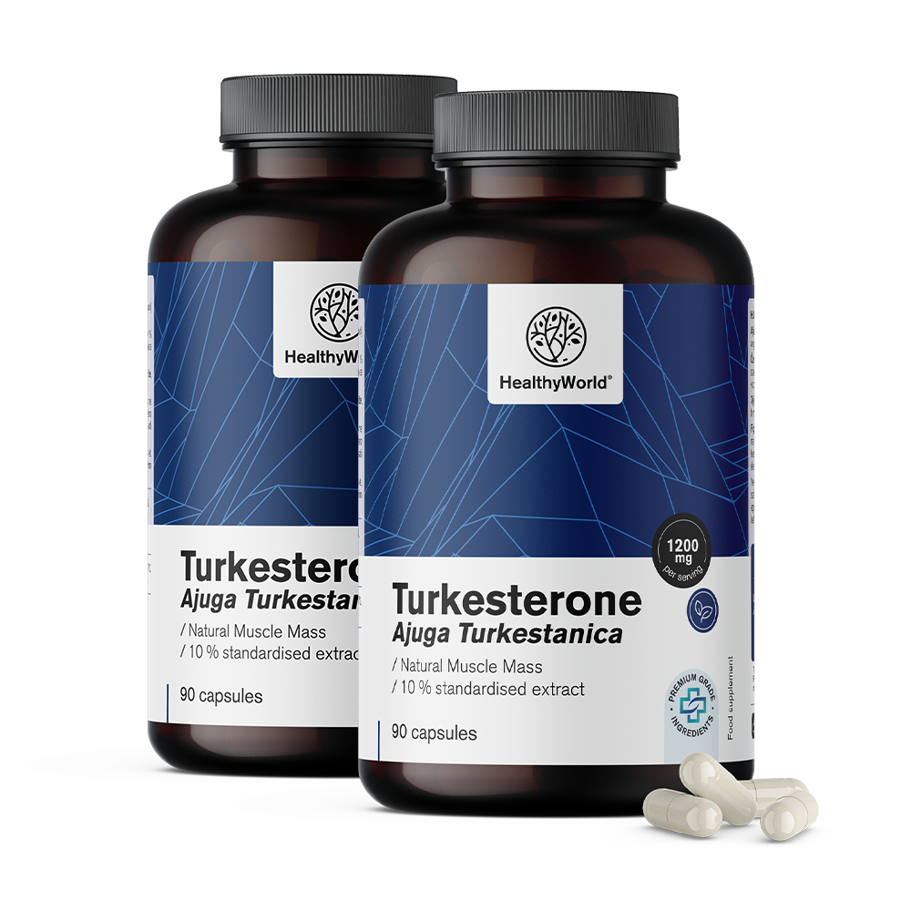 Turkesteron 1200 mg en cápsulas.