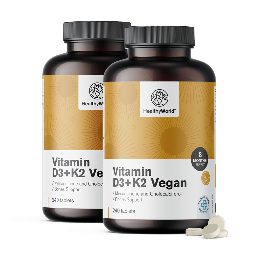 Vitaminas veganas D3+K2