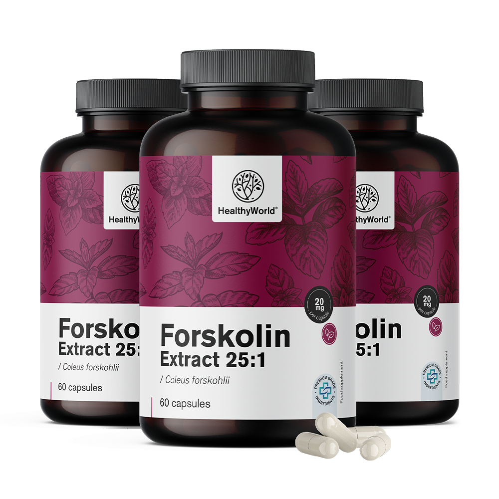 Forskolina - de extracto de cóleo 20 mg