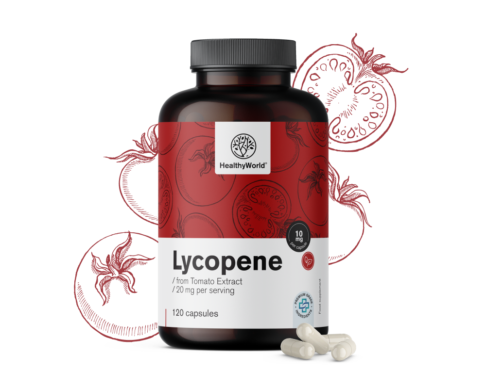 Licopeno 10 mg - de extracto de tomate