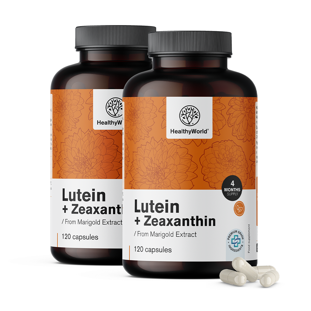 Luteína + Zeaxantina de la caléndula amarilla.