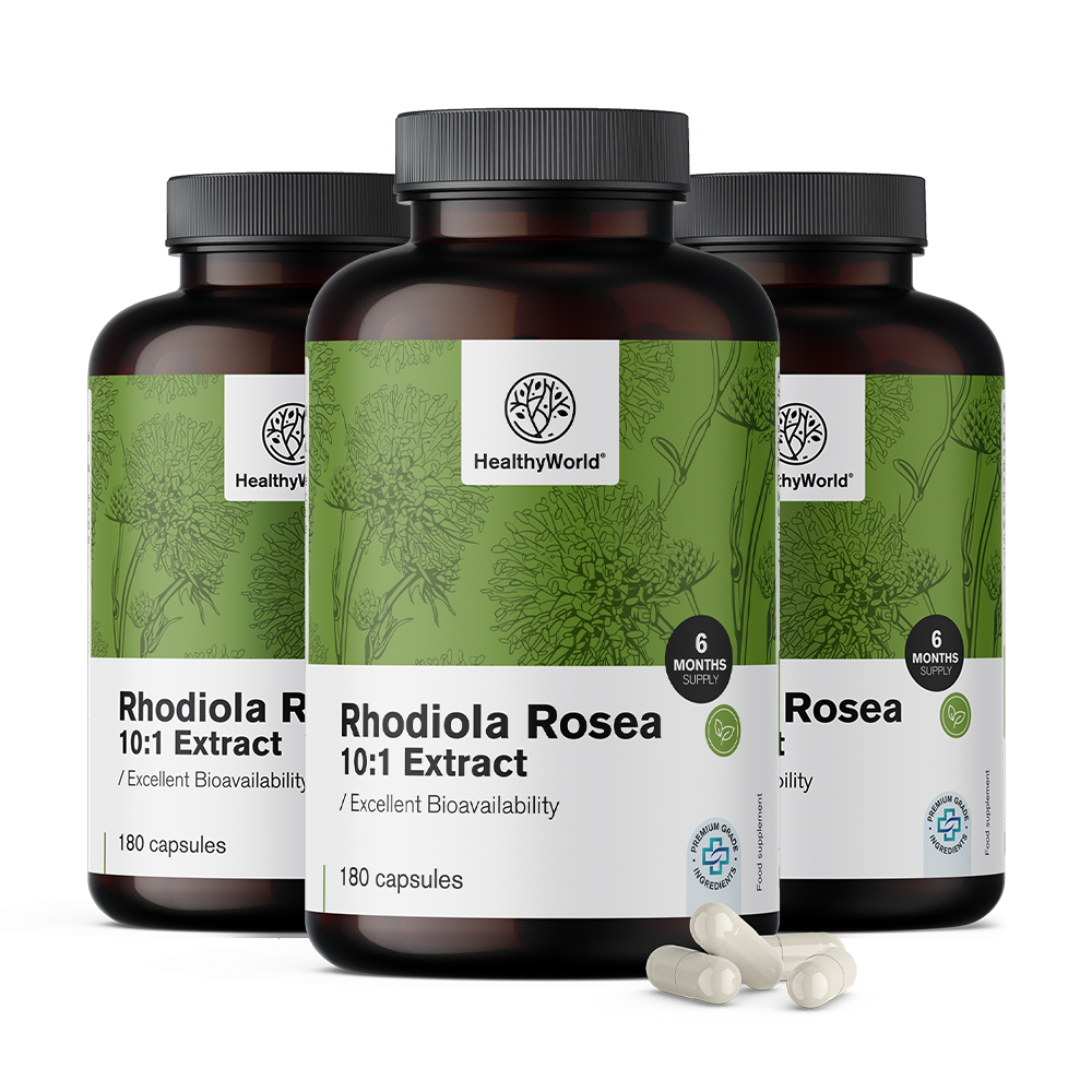 Raíz de Rhodiola.