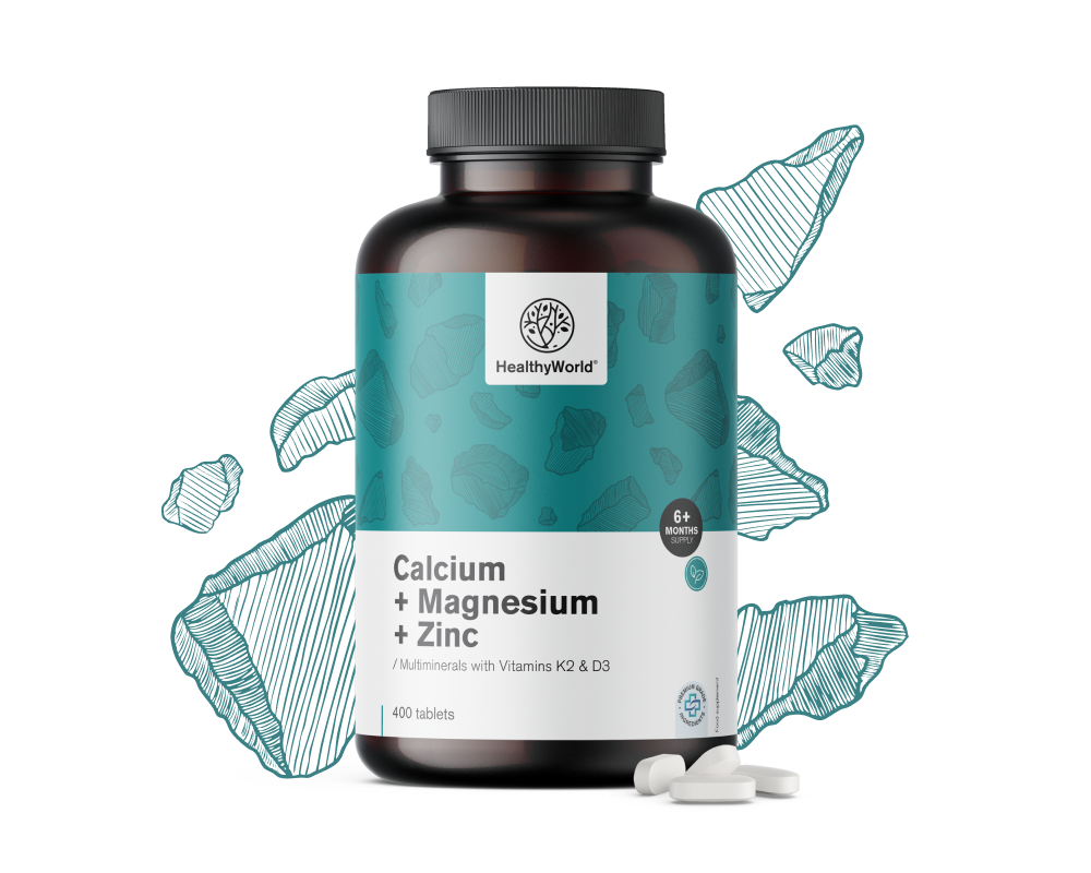 Kalcium + magnézium + cink