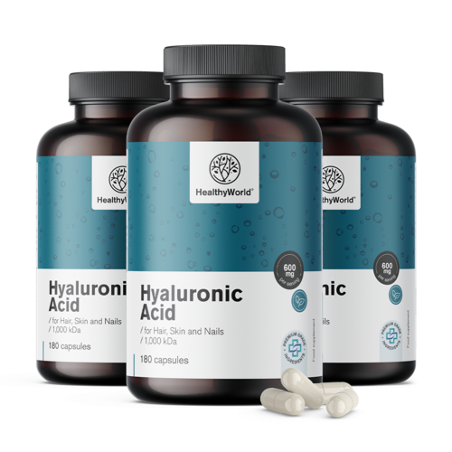 3x Hialuronsav 600 mg, összesen 540 kapszula