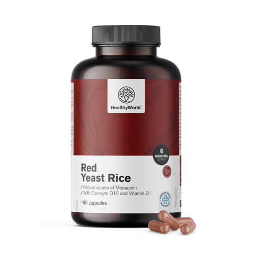Vörös rizs élesztő 250 mg, 180 kapszula