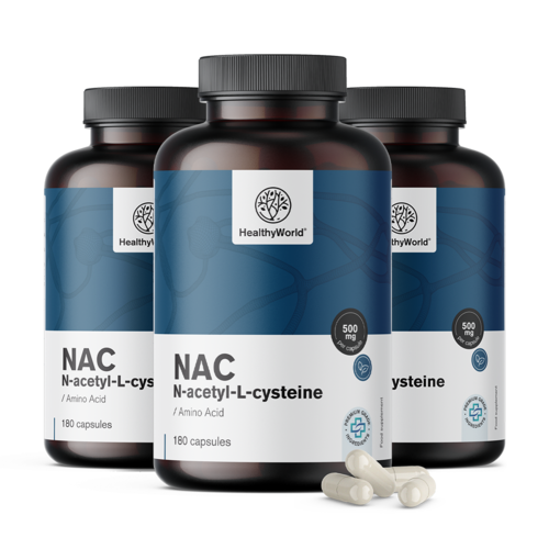 3x NAC 500 mg, összesen 540 kapszula