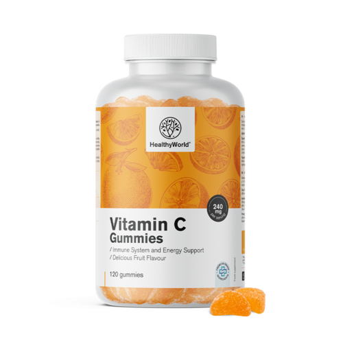 C-vitamin 240 mg, 120 gumicukor