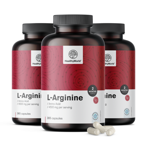 3x L-arginin HCL 4500 mg, összesen 1095 kapszula