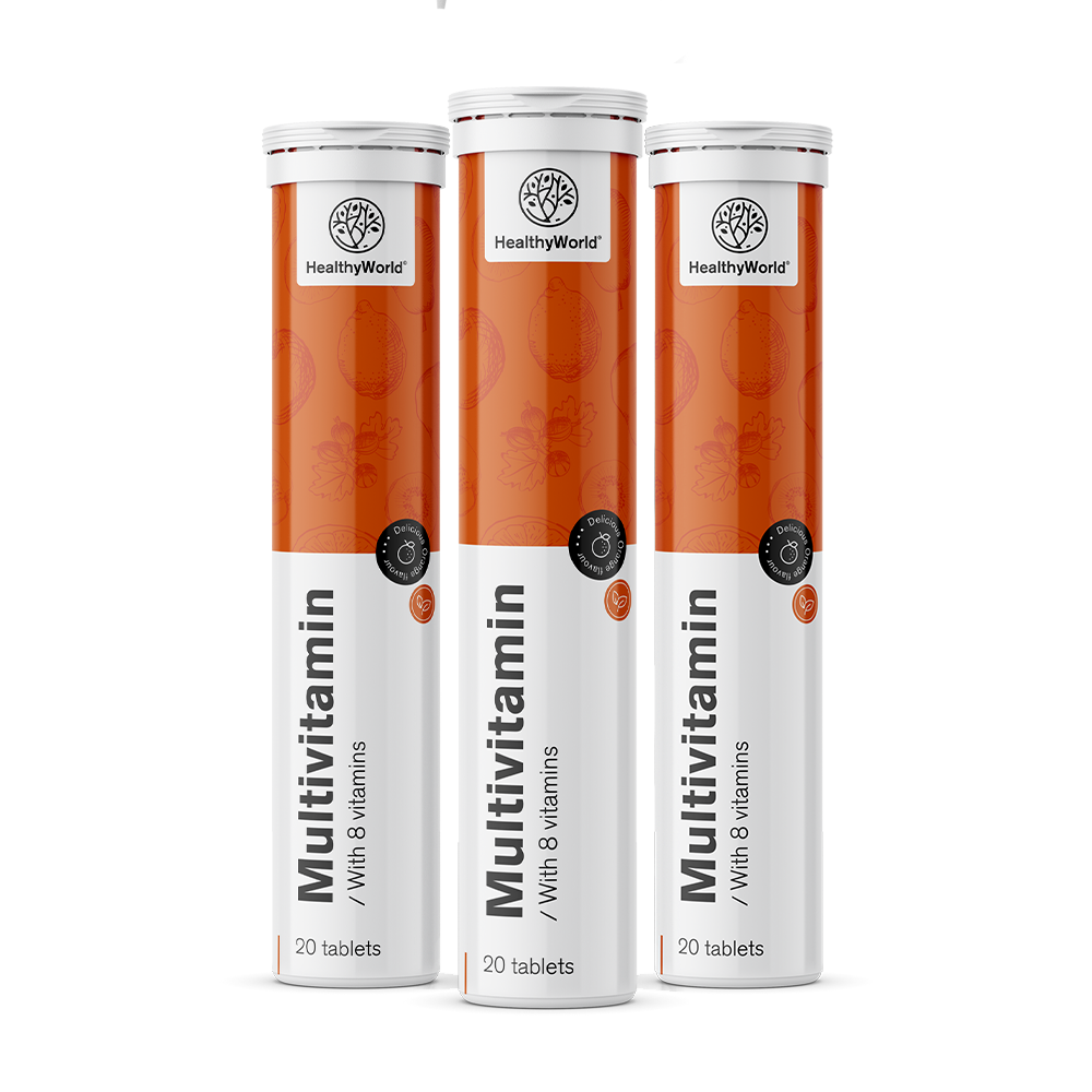 Buborékfürdő tabletták multivitaminokkal
