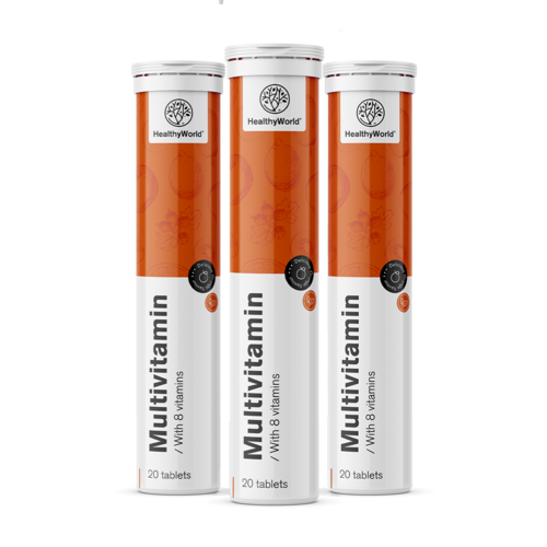 3x Multivitamin – pezsgőtabletta, összesen 60 pezsgőtabletta