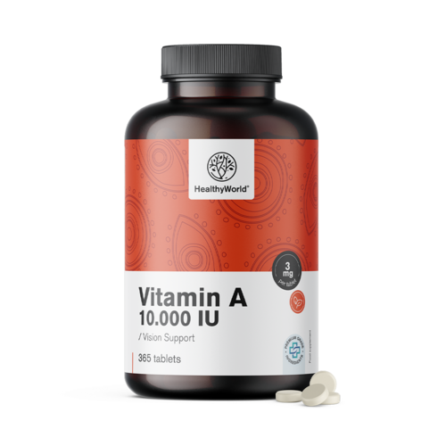 A-vitamin 10.000 NE, 365 tabletta