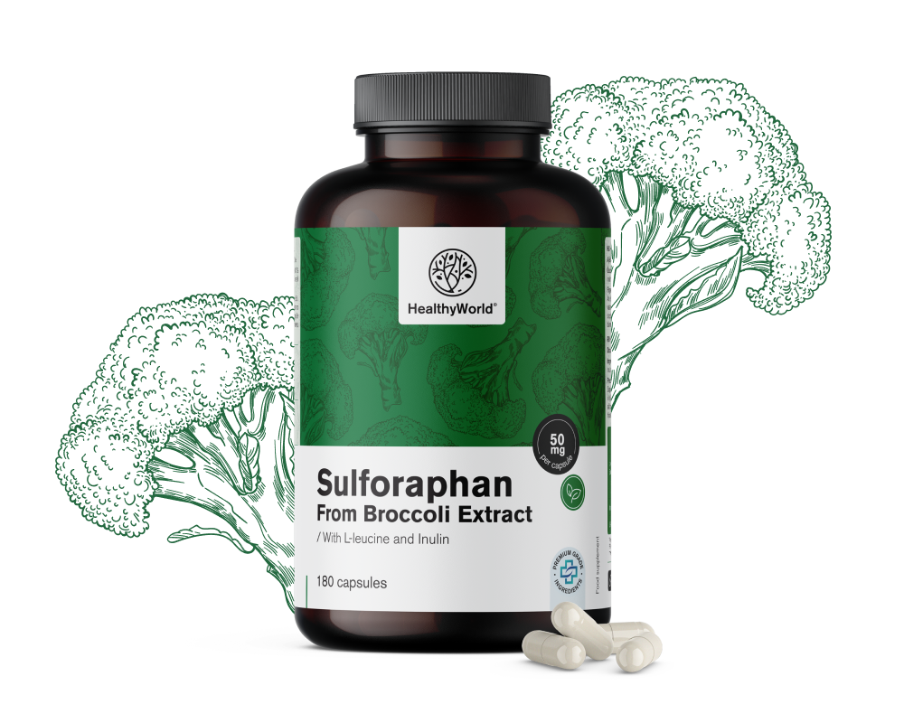 Szulforafán - brokkoli kivonatból 50&nbsp;mg
