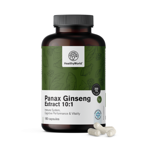 Panax Ginseng 300 mg - ginzeng kivonat 10:1, 180 kapszula