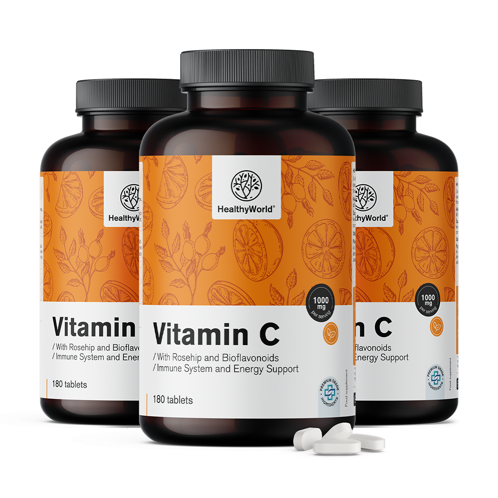 C-vitamin 1000 mg - csipkebogyóval és bioflavonoidokkal