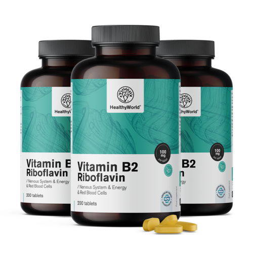 3x B2-vitamin – riboflavin 100 mg, összesen 600 tabletta