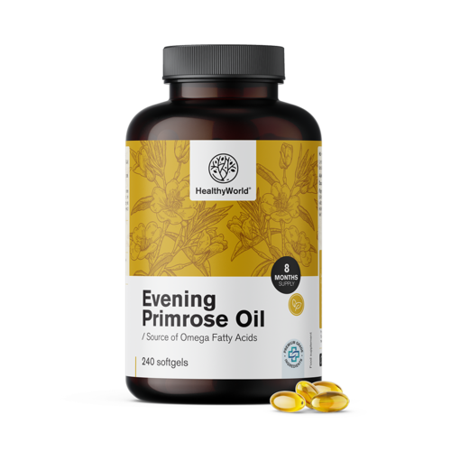 Ligetszépe olaj 1000 mg, 240 lágy kapszula