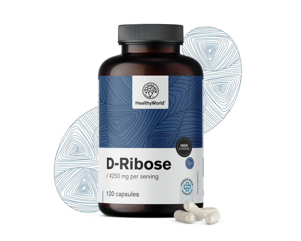 D-ribóz 850&nbsp;mg