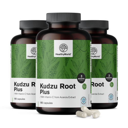 3x Kudzu Plus komplex, összesen 540 kapszula