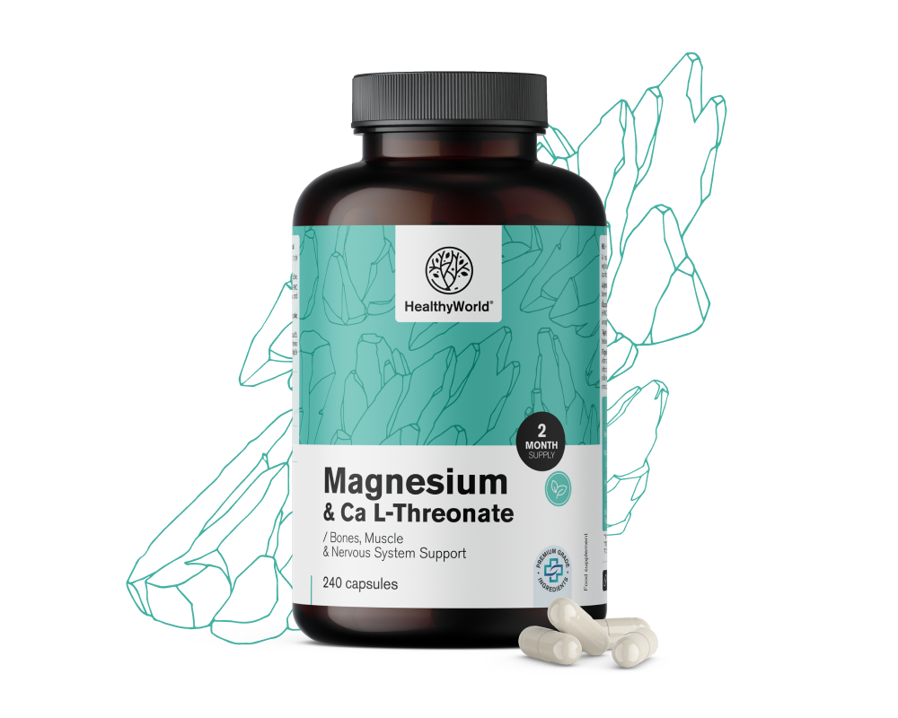 Magnézium + kalcium L-treonát