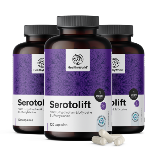 3x Serotolift – szerotonin támogatás, összesen 360 kapszula
