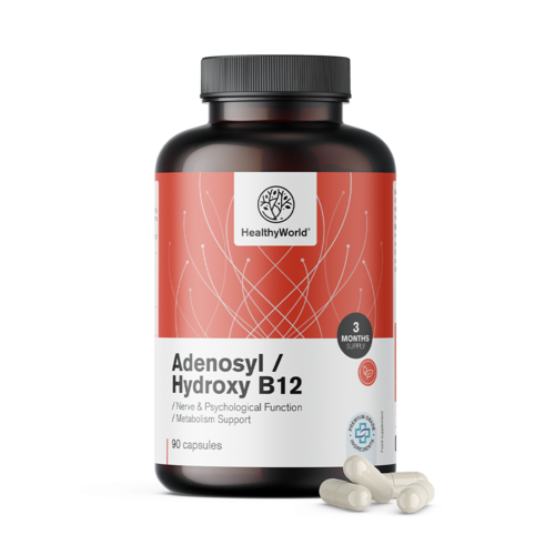 Adenozil/hidroxi B12 2000 µg, 90 kapszula