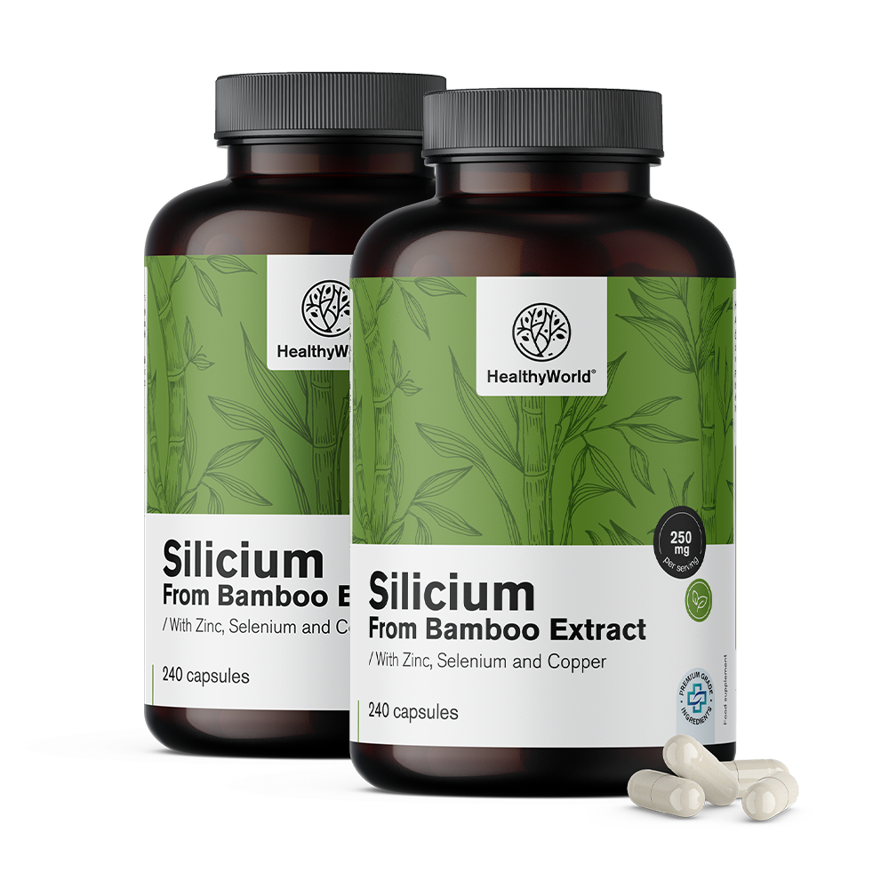 Silicio 250 mg - dall'estratto di bambù.