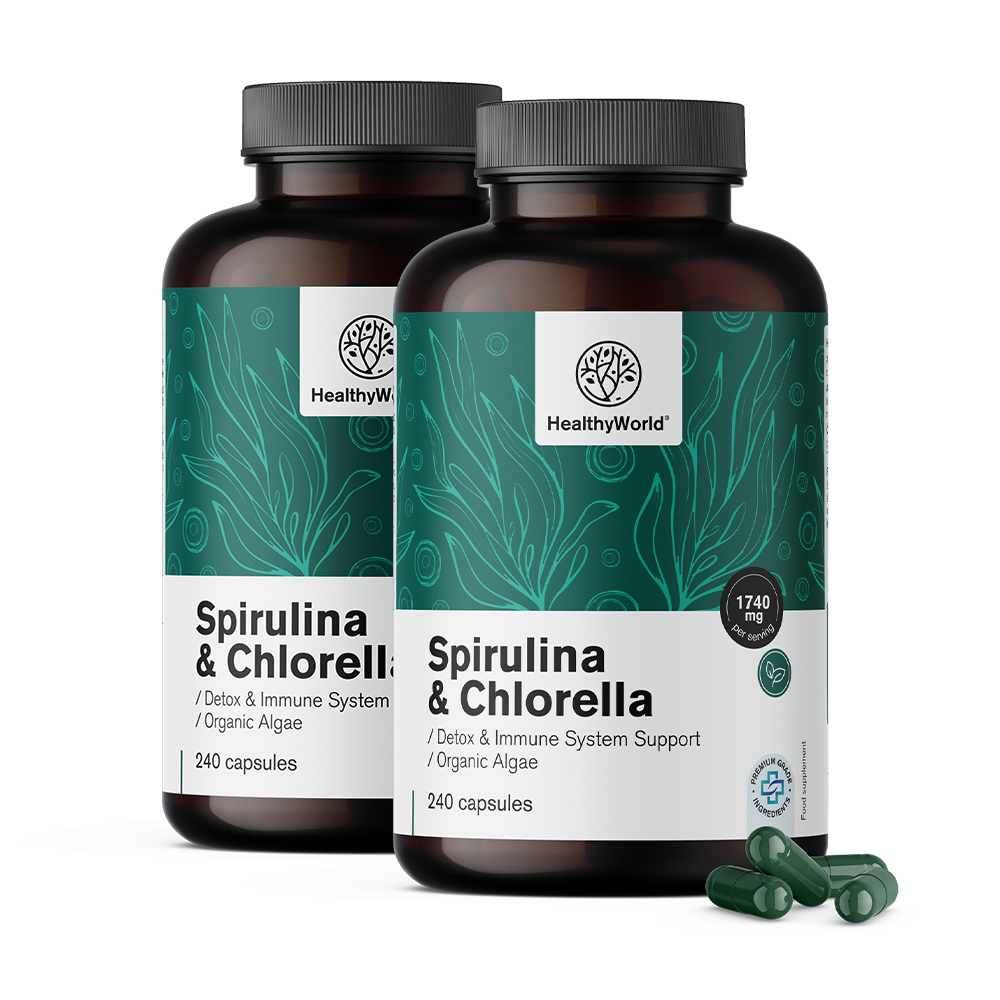Spirulina e chlorella
