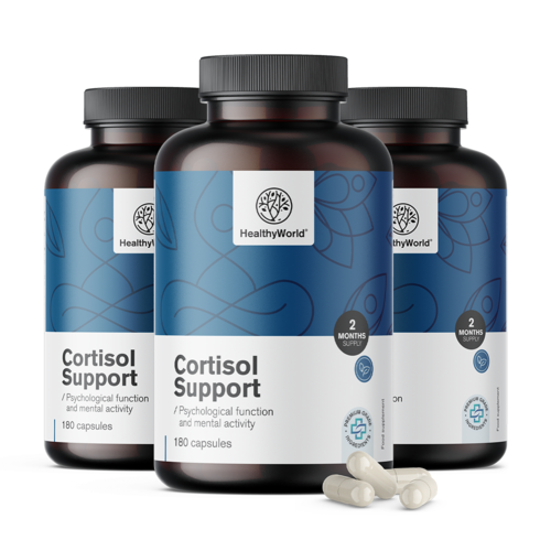 3x Kortyzol Support, razem 540 kapsułek