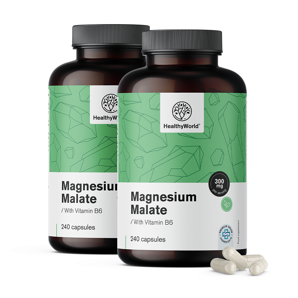 Kapsułki magnezu malatu.