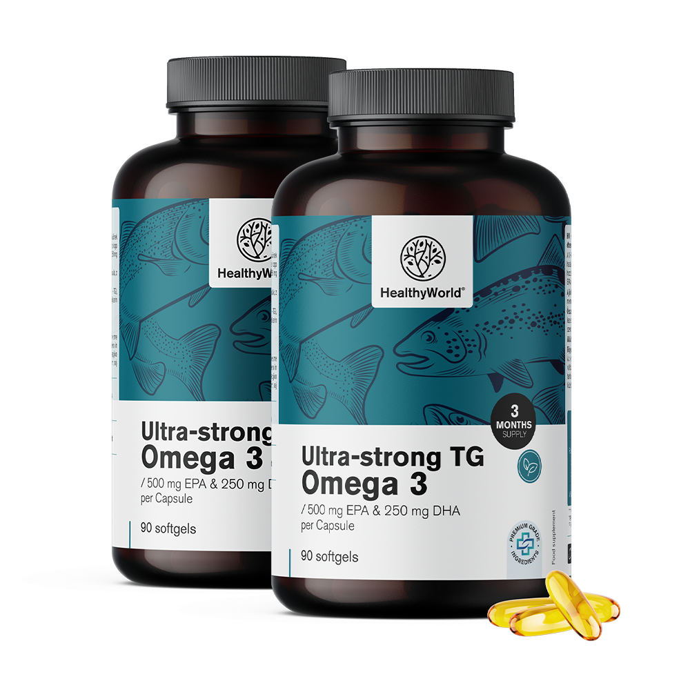 Ultra Silne Omega-3 - w formie triglicerydów.
