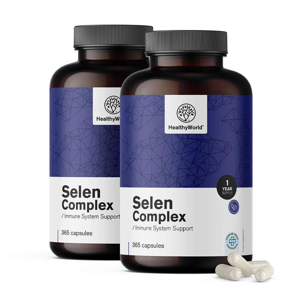 Selenový komplex 200 µg s 3 formami selénu.