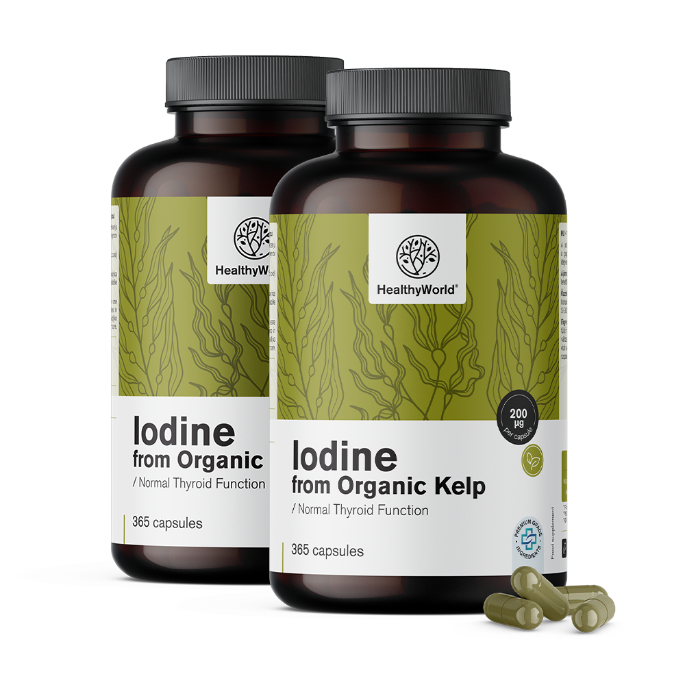 Prírodný jód 200 µg - z BIO rias kelp
