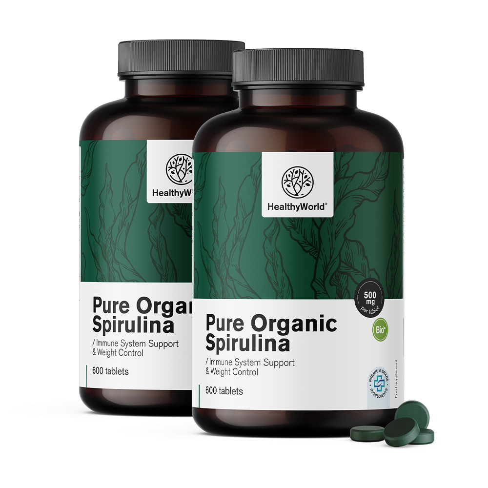 Organic Spirulina 500 mg Tablets