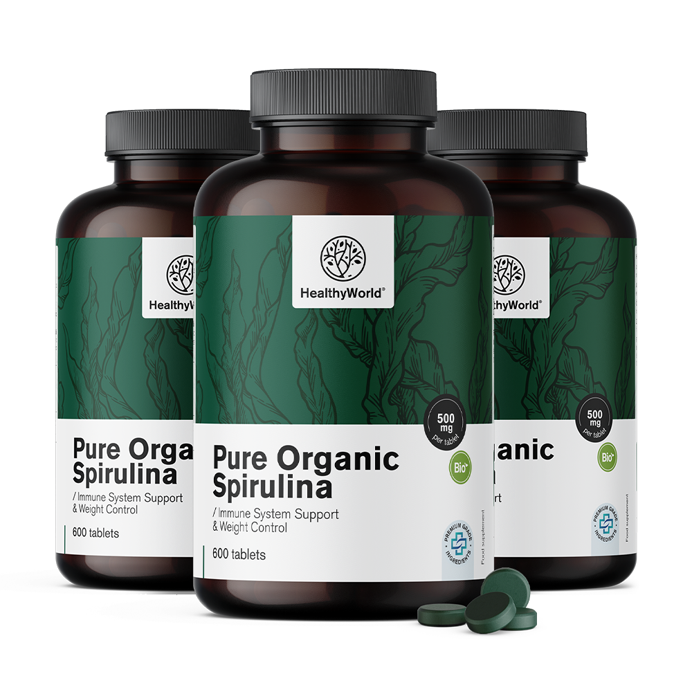 Organic Spirulina 500 mg Tablets