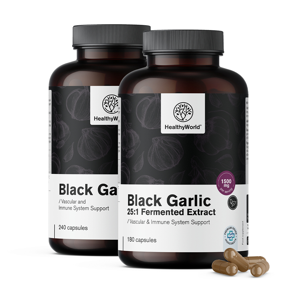 Black Garlic 1500 mg in Capsules