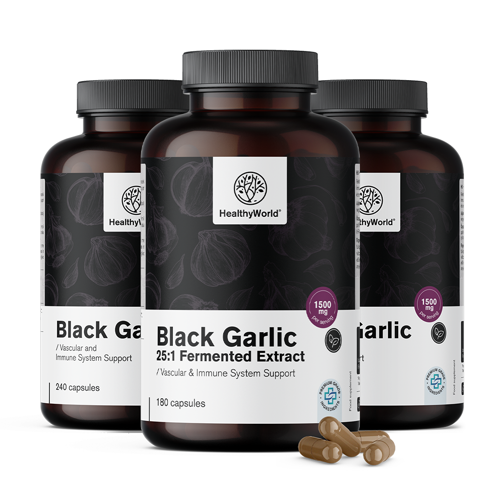 Black Garlic 1500 mg in Capsules